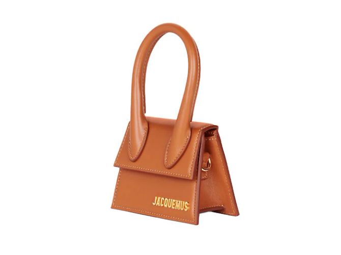Jacquemus Le Chiquito Mini Pelle Mini Marrone - vista 3