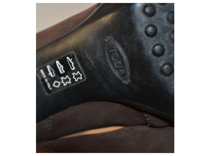 Botines Tod's de cuero marrón Castaño - vista 5