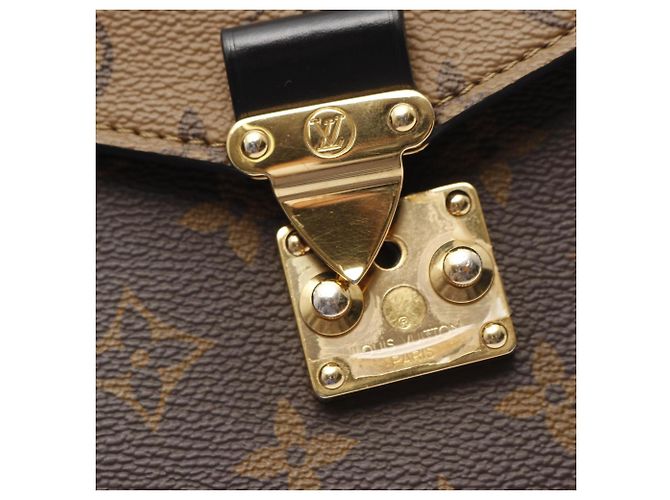 Borsa Pochette Metis MM Monogram Reverse Louis Vuitton Marrone Nero - vista 5