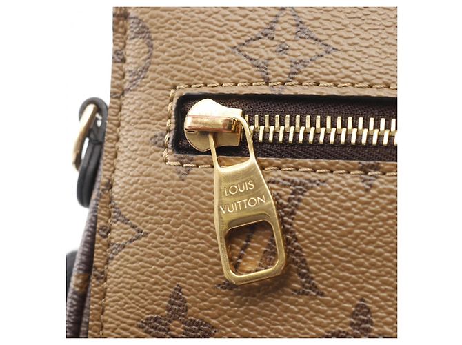Borsa Pochette Metis MM Monogram Reverse Louis Vuitton Marrone Nero - vista 7
