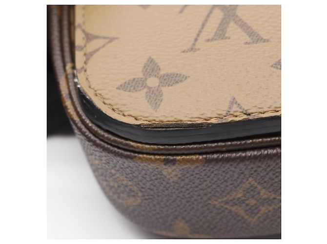 Borsa Pochette Metis MM Monogram Reverse Louis Vuitton Marrone Nero - vista 8