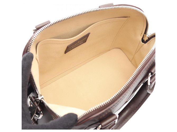 Borsa Louis Vuitton Alma 25 Henry Taylor Marrone Multicolore - vista 3