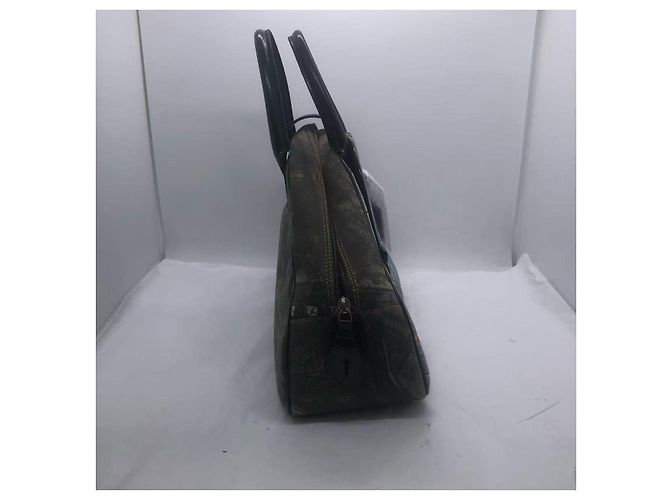 Borsa Bowler Speedway in denim strappato Christian Dior. Blu - vista 5