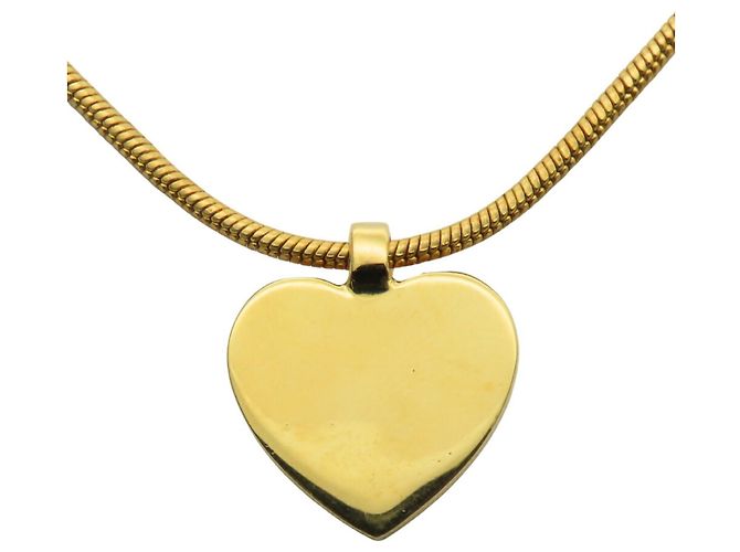 Collana a forma di cuore in strass placcata oro per donna Christian Dior D'oro - vista 2