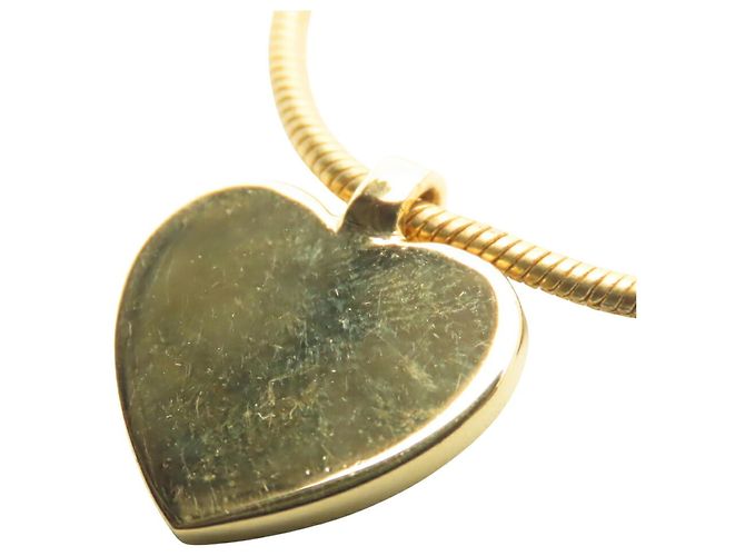 Collana a forma di cuore in strass placcata oro per donna Christian Dior D'oro - vista 4