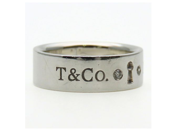 Silberring von Tiffany & Co. mit Diamant - Ansicht 2