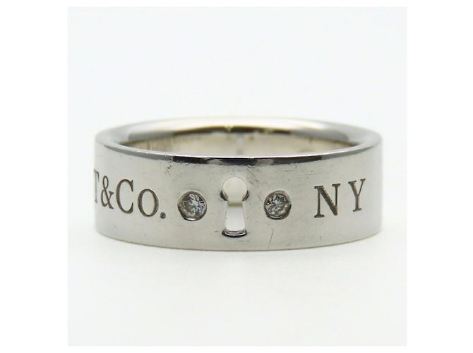 Silberring von Tiffany & Co. mit Diamant - Ansicht 3