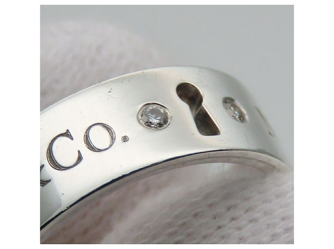 Silberring von Tiffany & Co. mit Diamant - Ansicht 8