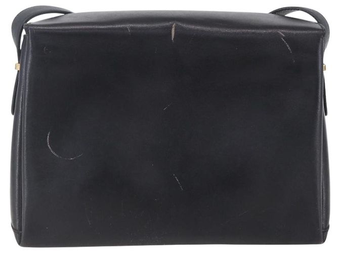 Céline Celine Vintage Schultertasche aus Leder Schwarz - Ansicht 2