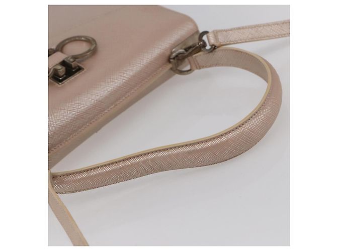 Borsa Gancini in pelle Salvatore Ferragamo Rosa - vista 7