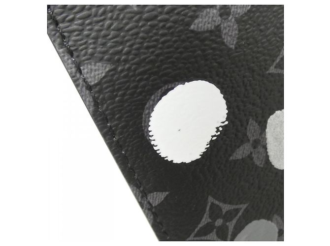 Borsa Sac Plat Monogram Eclipse di Louis Vuitton Nero - vista 4