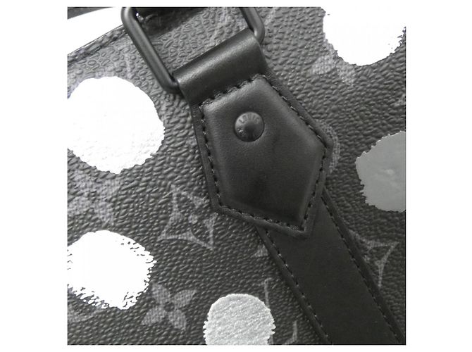 Borsa Sac Plat Monogram Eclipse di Louis Vuitton Nero - vista 5
