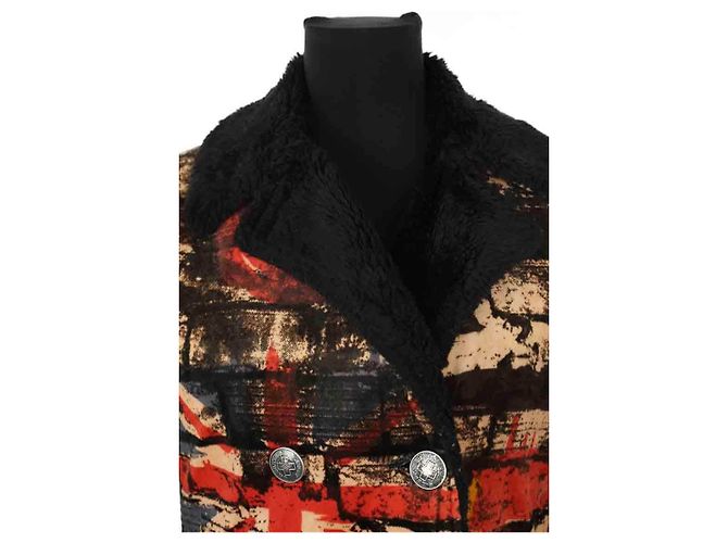 Jean Paul Gaultier Abrigo de algodón negro - vista 2
