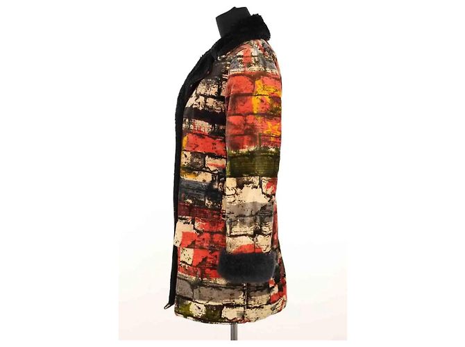 Jean Paul Gaultier Abrigo de algodón negro - vista 3