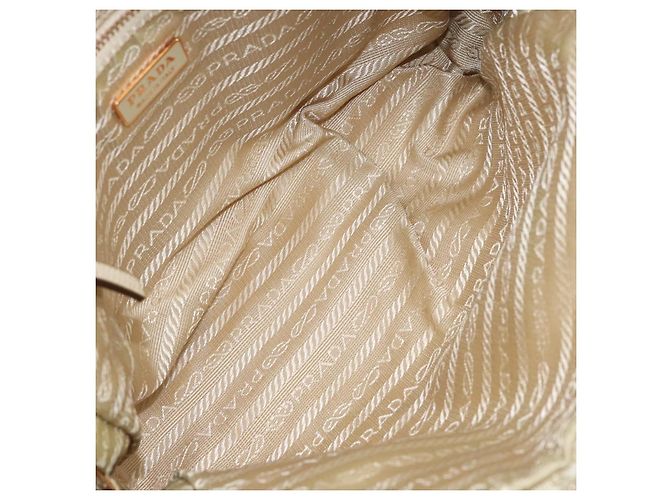 Vintage Handtasche Prada Tessuto Beige - Ansicht 5