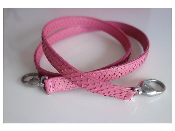 Christian Dior Bolso Lady Dior Python Rosa - vista 12
