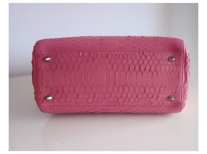Christian Dior Bolso Lady Dior Python Rosa - vista 9