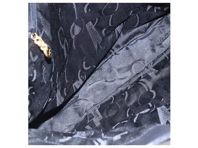 Borsa Vala in tela Salvatore Ferragamo Nero - vista 5