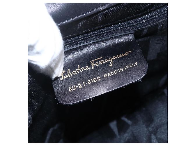 Borsa Vala in tela Salvatore Ferragamo Nero - vista 6