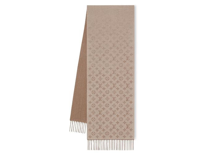 Louis Vuitton LV Monogramm Gradient Schal Beige - Ansicht 2