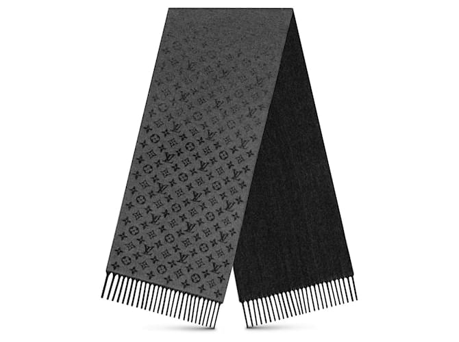 Louis Vuitton Sciarpa degradè LV grigia Grigio - vista 2
