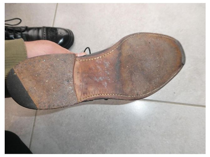 Derbies vintage Church's 6F 40 senza forme Nero - vista 6