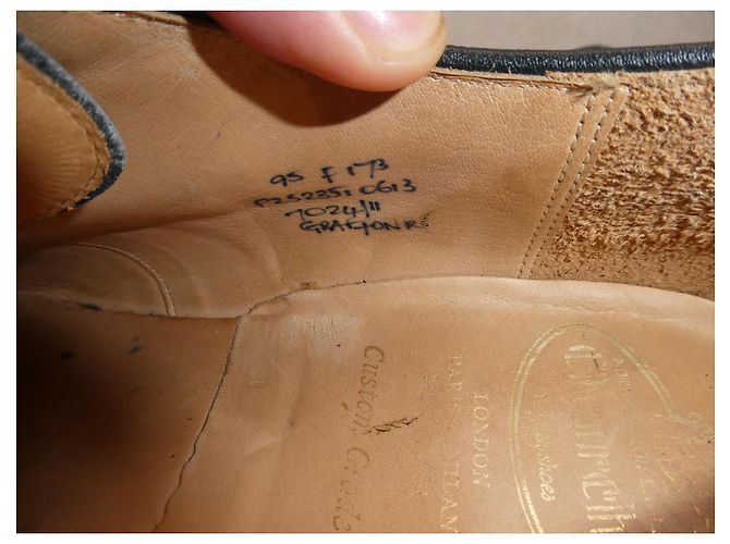 Scarpe Derby Grafton di Church's misura 9.5 44 con forme in cedro Nero - vista 8