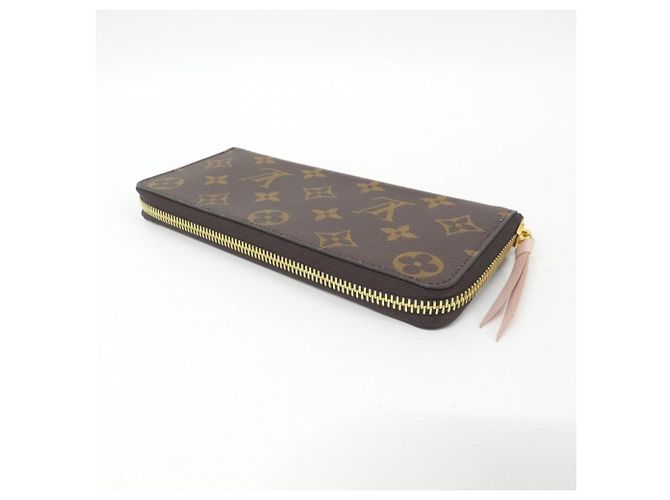 Clemence Geldbörse Monogramm Louis Vuitton Braun Pink - Ansicht 2