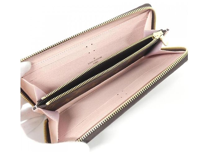 Clemence Geldbörse Monogramm Louis Vuitton Braun Pink - Ansicht 3
