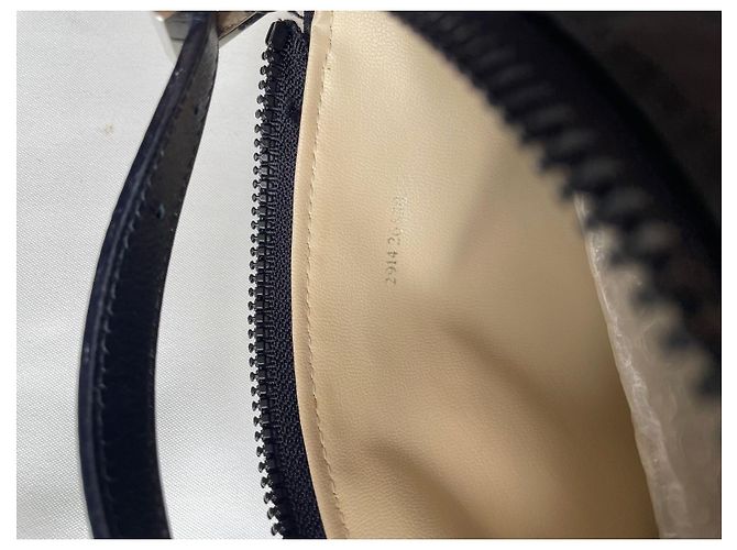Borsa Fendi Baguette Mini Nera in Tessuto Nero - vista 10