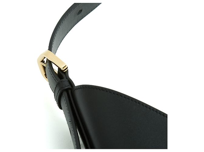 Bolsa Delta de Couro Preto Alaïa 2024 Como Nova com Pano de Poeira - vista 4