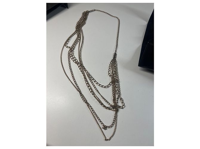 Collana lunga Elie Saab in metallo - vista 4