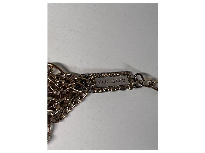 Collana lunga Elie Saab in metallo - vista 6