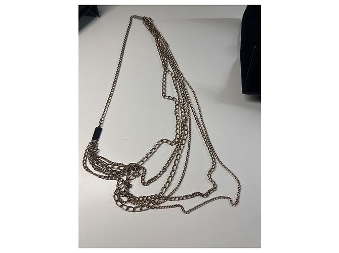 Collana lunga Elie Saab in metallo - vista 7