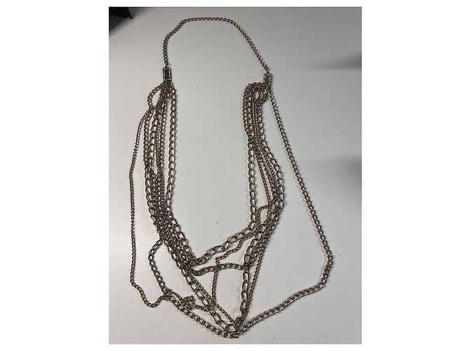 Collana lunga Elie Saab in metallo - vista 9
