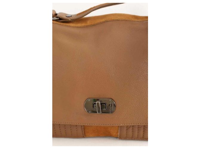 Zadig & Voltaire Borsa a tracolla in pelle cammello - vista 2
