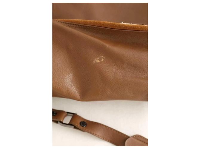 Zadig & Voltaire Borsa a tracolla in pelle cammello - vista 7