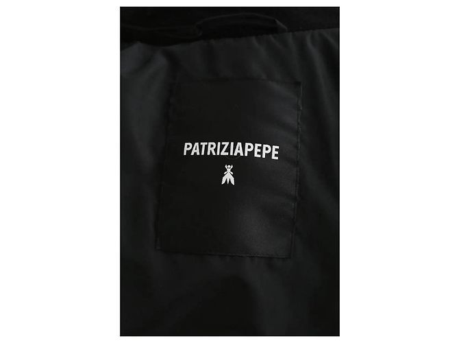Patrizia Pepe Abrigo de lana negro - vista 5