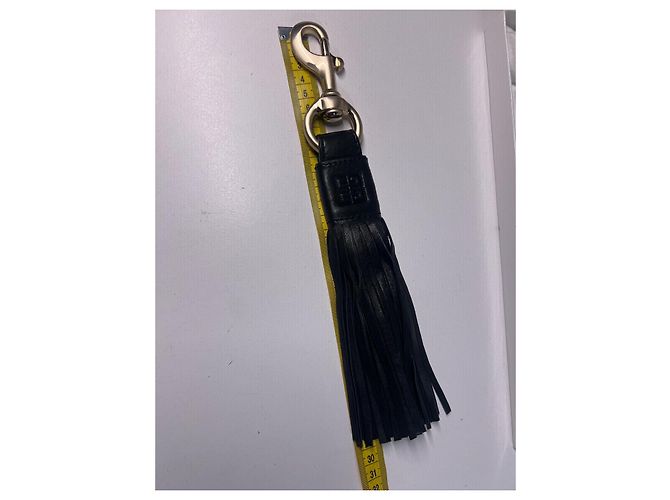 Givenchy Taschenanhänger aus schwarzem Leder - Ansicht 6