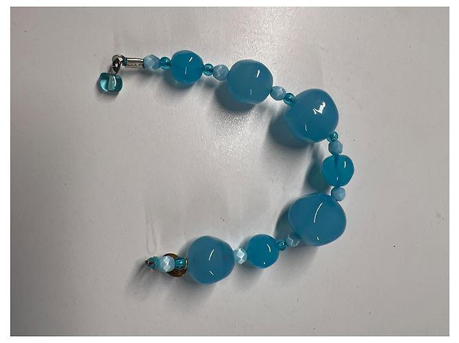 Bracciale Jean Louis Scherrer in pietre blu - vista 4