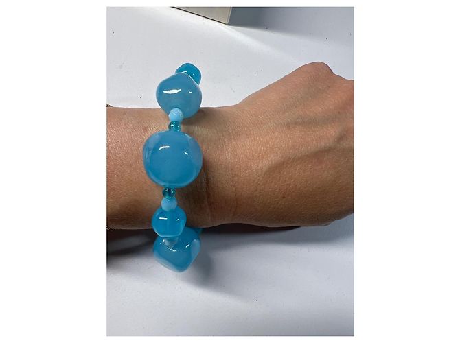 Bracciale Jean Louis Scherrer in pietre blu - vista 8