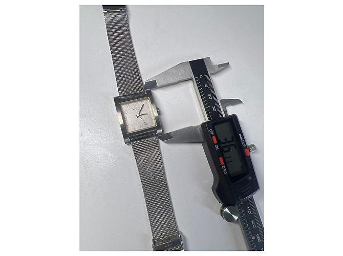 Autre Marque Silberne Metalluhr - Ansicht 7