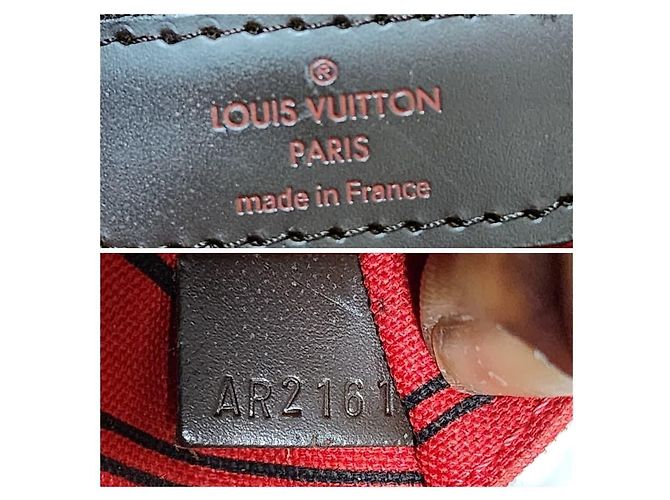 Louis Vuitton Damier Ebene Neverfull MM Marrone - vista 5