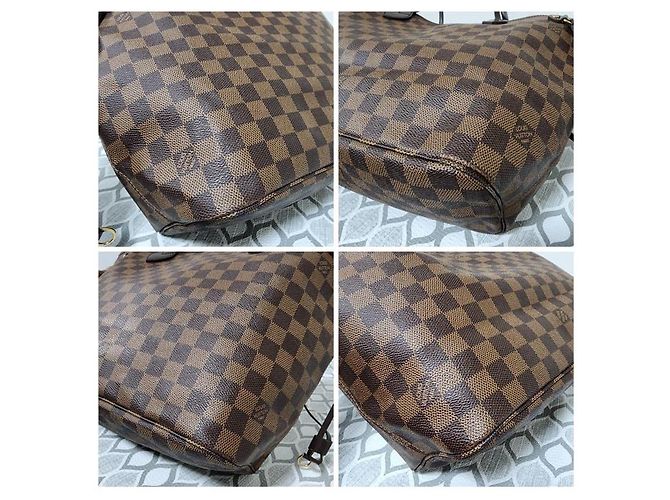 Louis Vuitton Damier Ebene Neverfull MM Marrone - vista 7