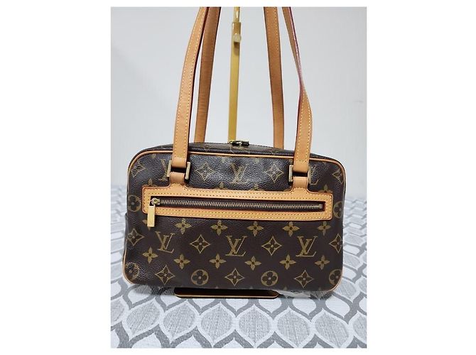 Louis Vuitton Monogram Cite MM Marrone Beige - vista 12