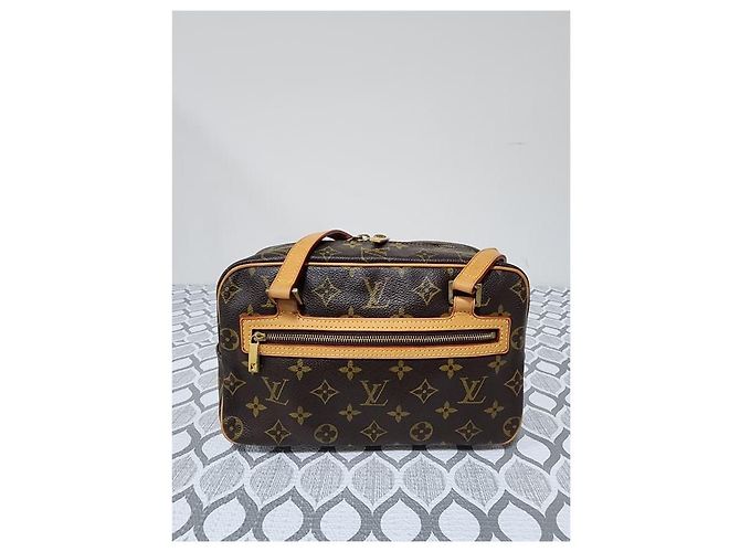 Louis Vuitton Monogram Cite MM Marrone Beige - vista 13