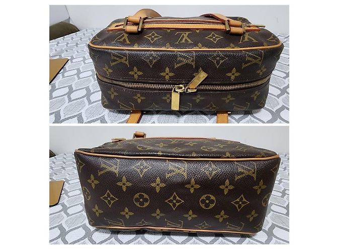 Louis Vuitton Monogram Cite MM Marrone Beige - vista 9