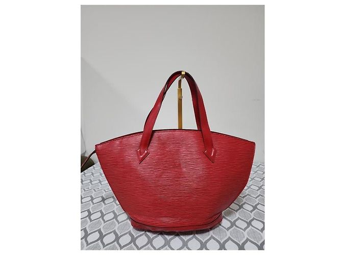 Louis Vuitton Epi Saint Jacques PM Rosso - vista 11