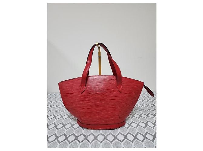 Louis Vuitton Epi Saint Jacques PM Rosso - vista 12