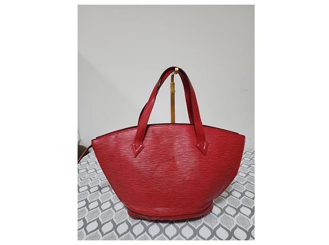 Louis Vuitton Epi Saint Jacques PM Rosso - vista 13